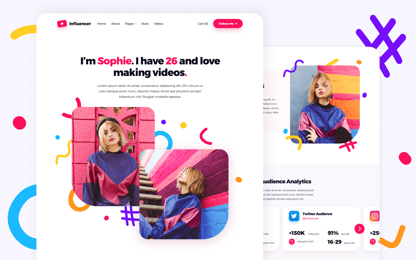 Content Creator Webflow Template
