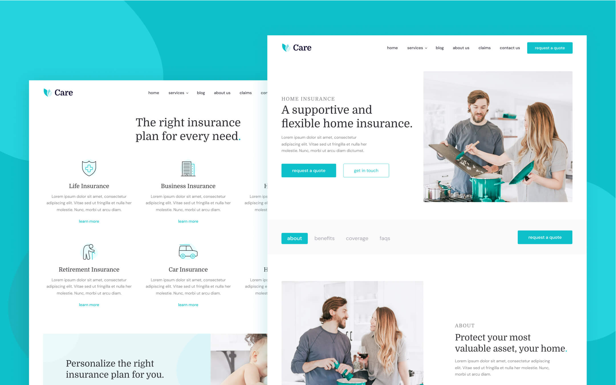 Care Webflow Template