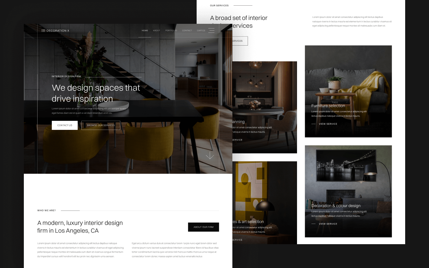 Interior Design Webflow Template