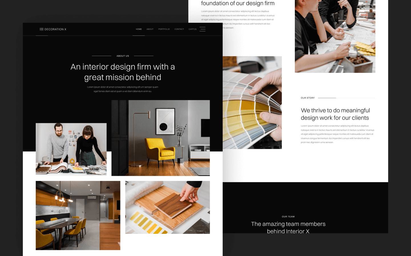 Decoration X Webflow Template
