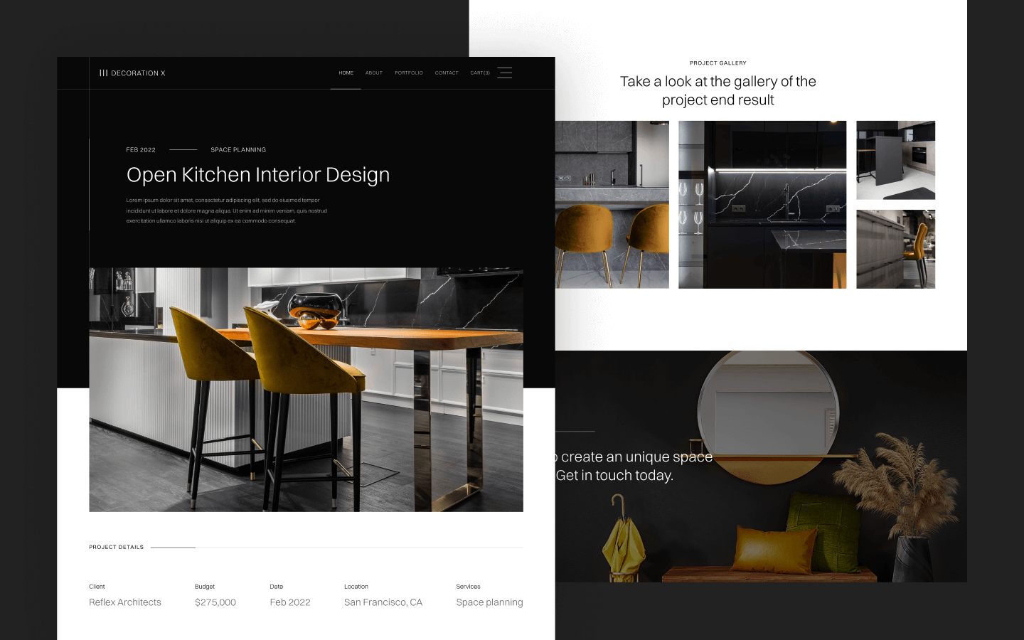 Decoration X Webflow Template