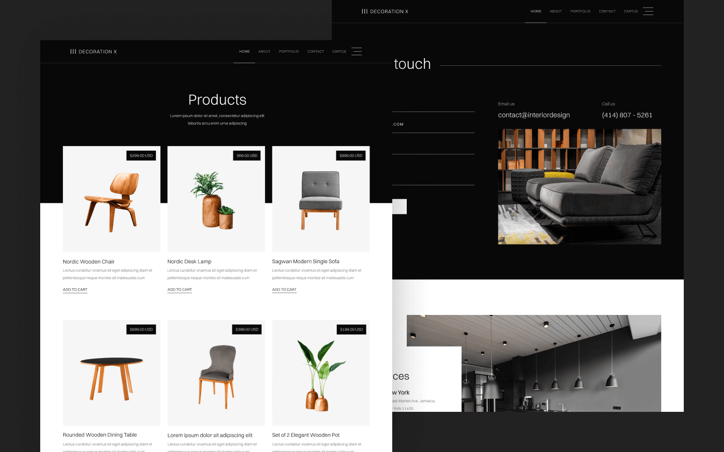Decoration X Webflow Template