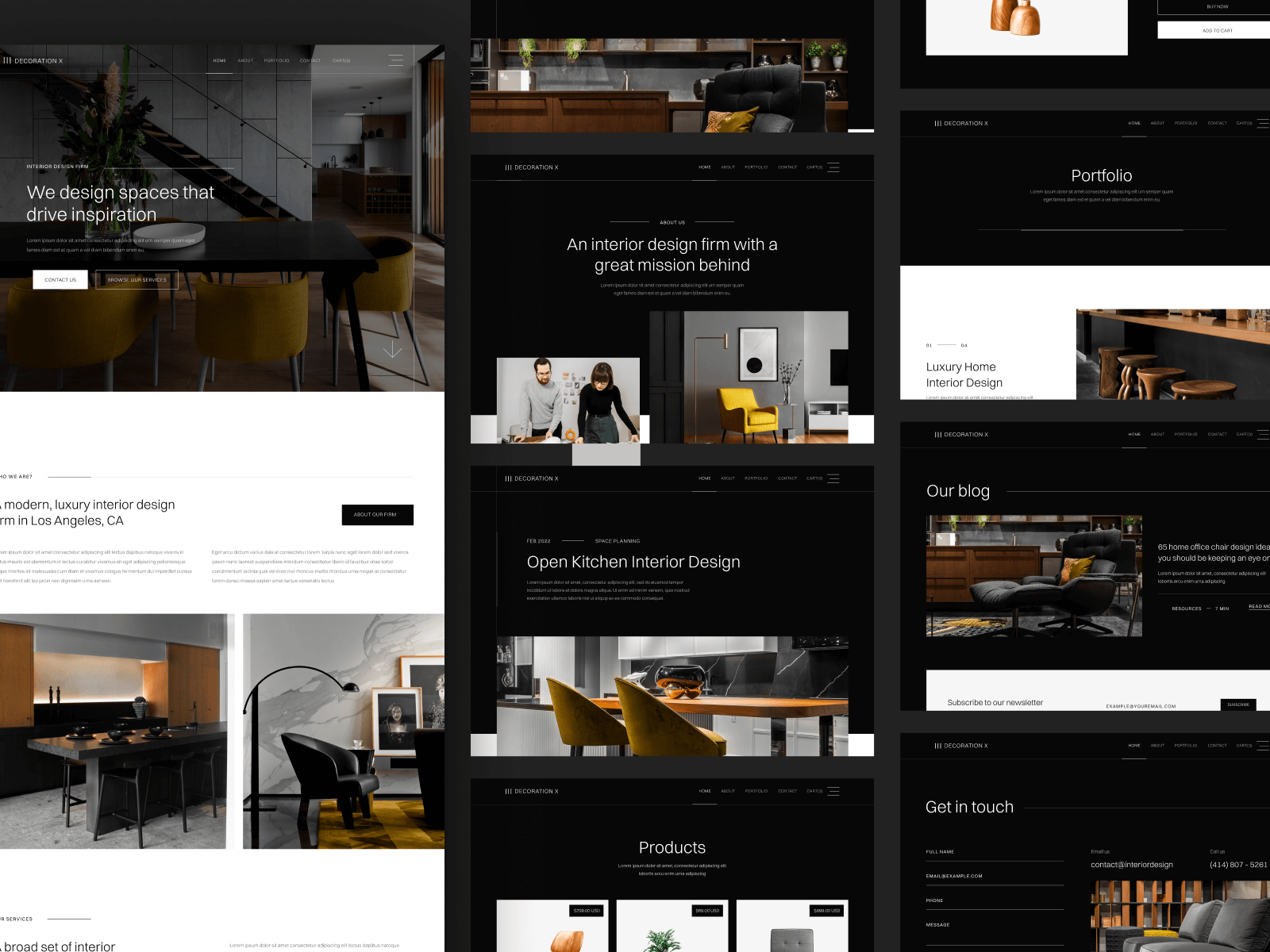 Architecture Interior Design Webflow Template