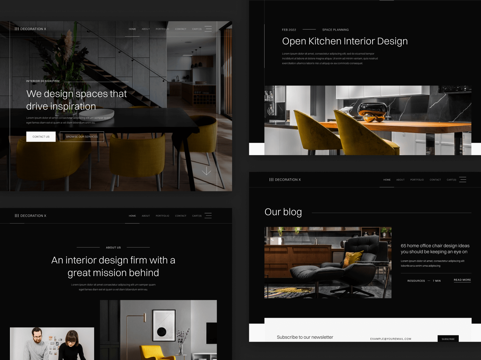 Decoration Webflow Theme