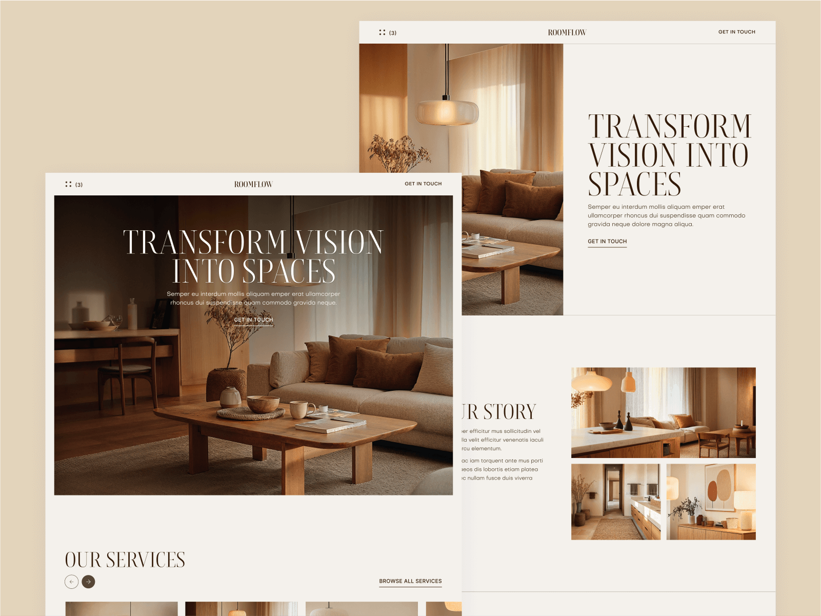 Interior Design Webflow Theme