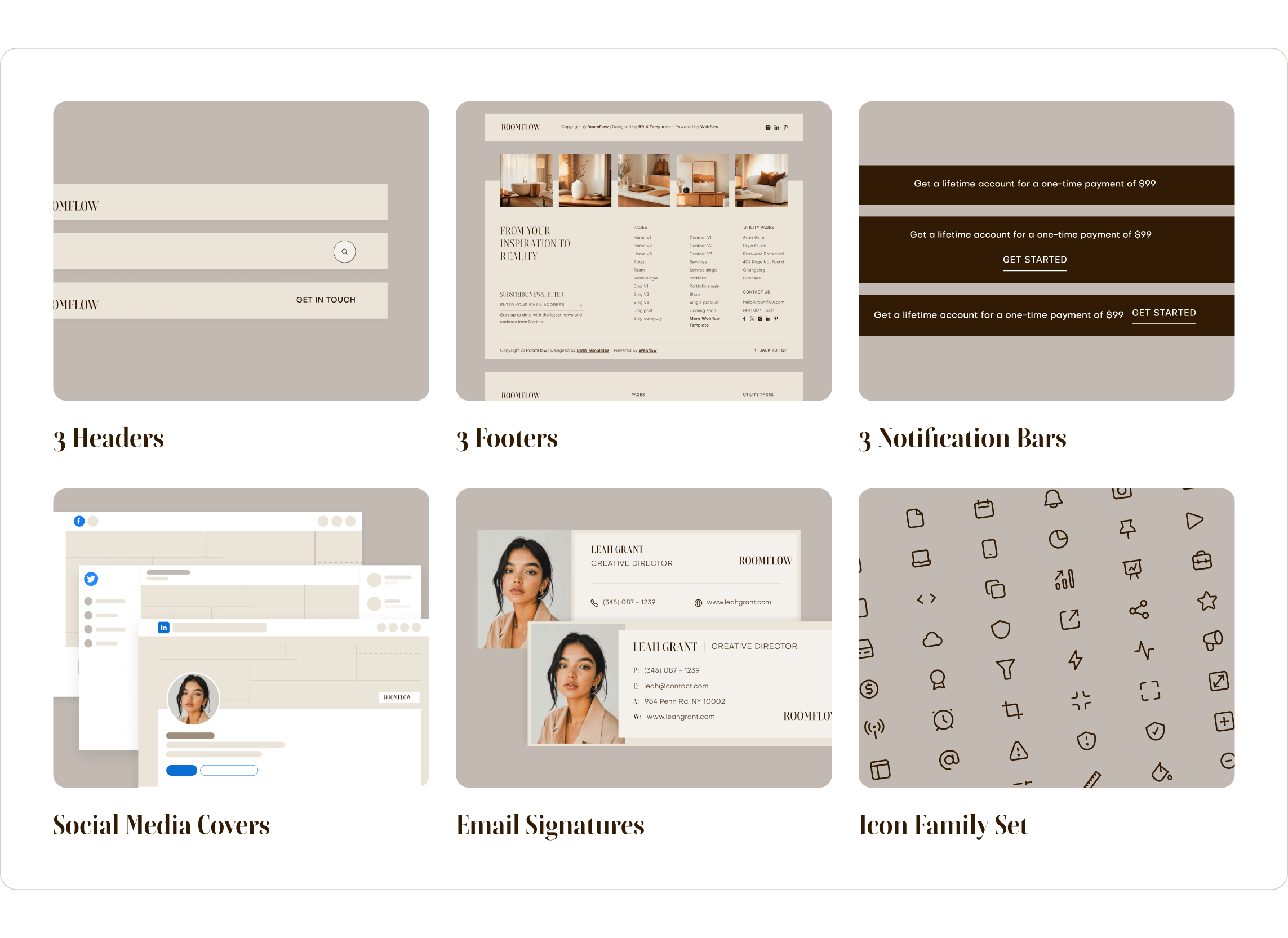 RoomFlow - Interior Design Webflow Template Benefits