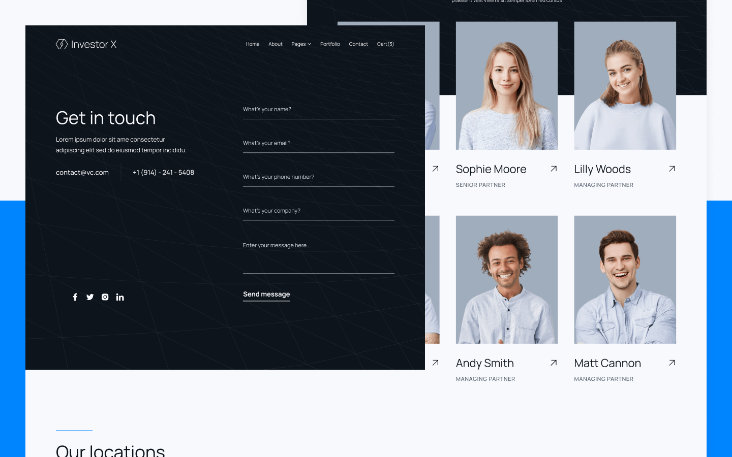 Investor X Webflow Template
