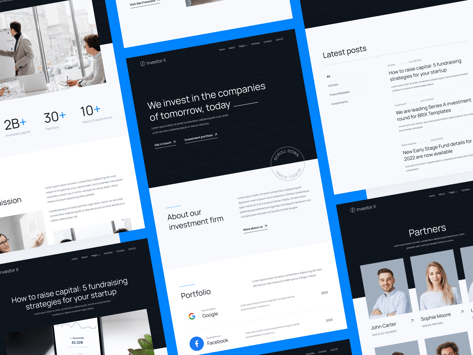 Investor Webflow Theme