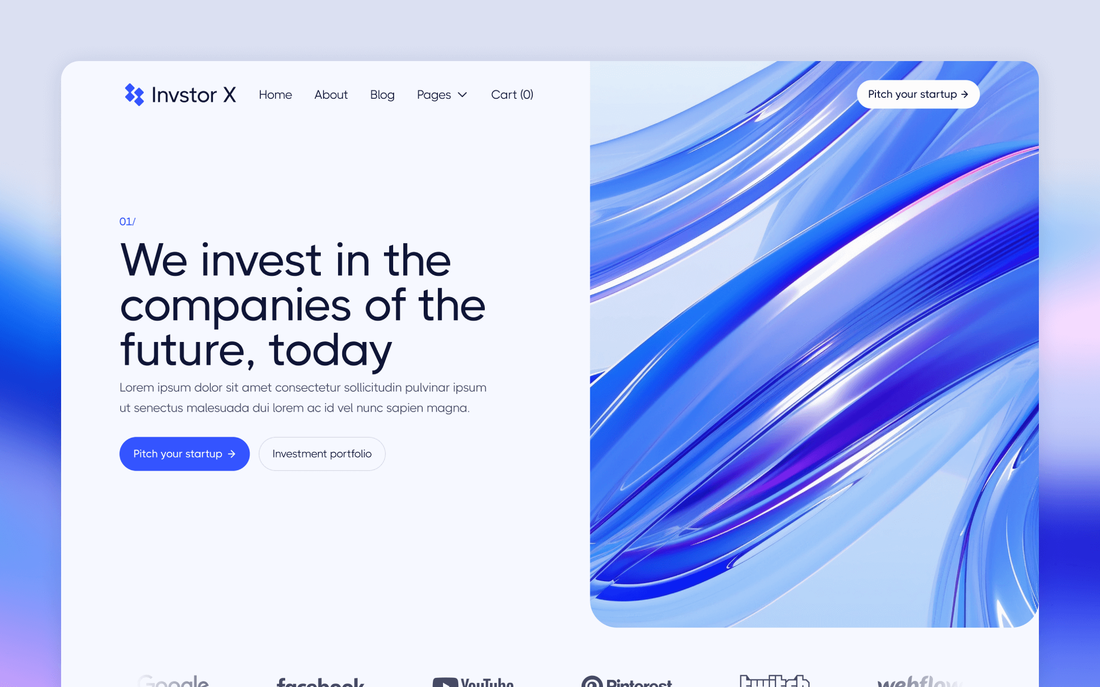 Investors Webflow Template