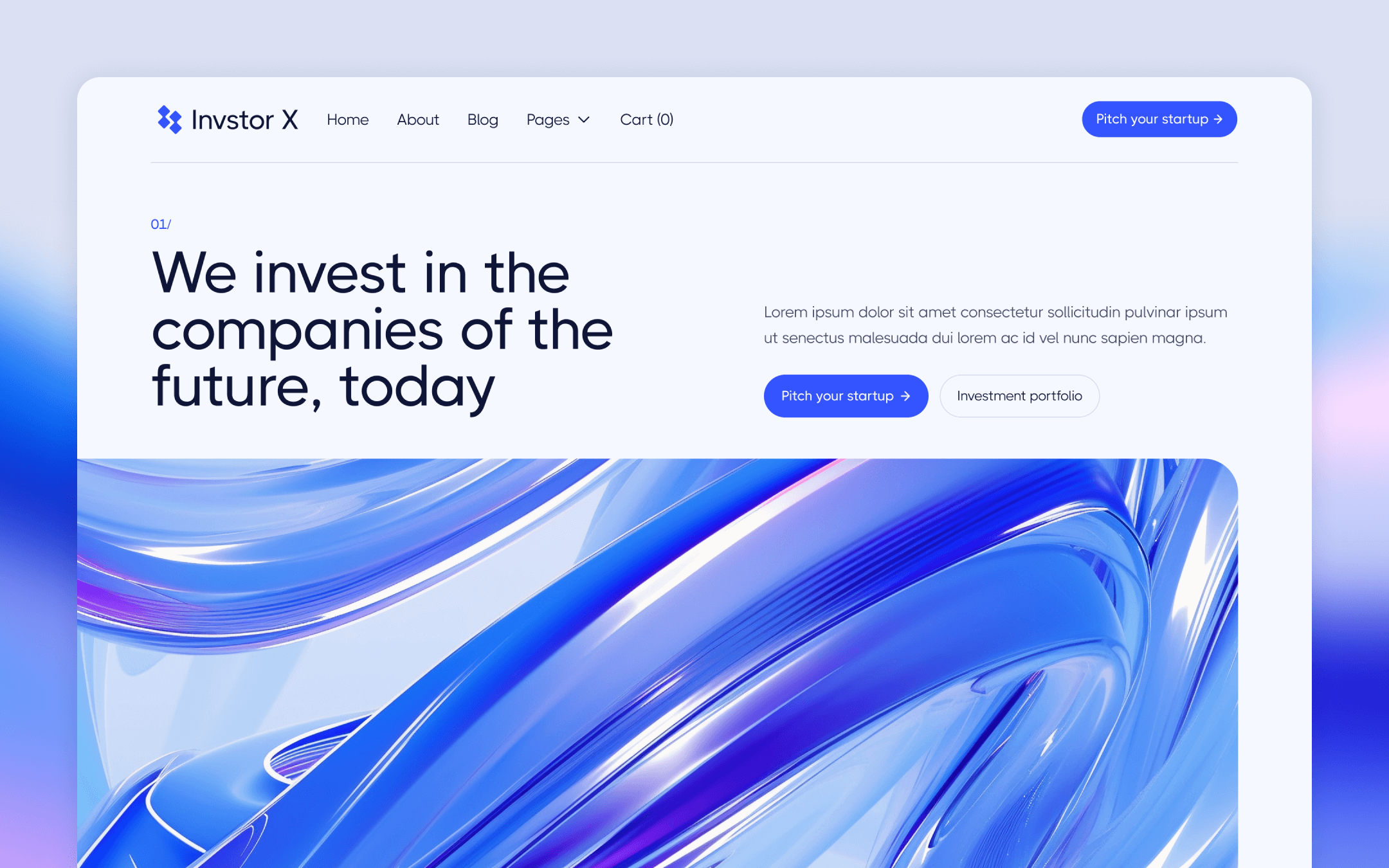 Invstor X Webflow Template