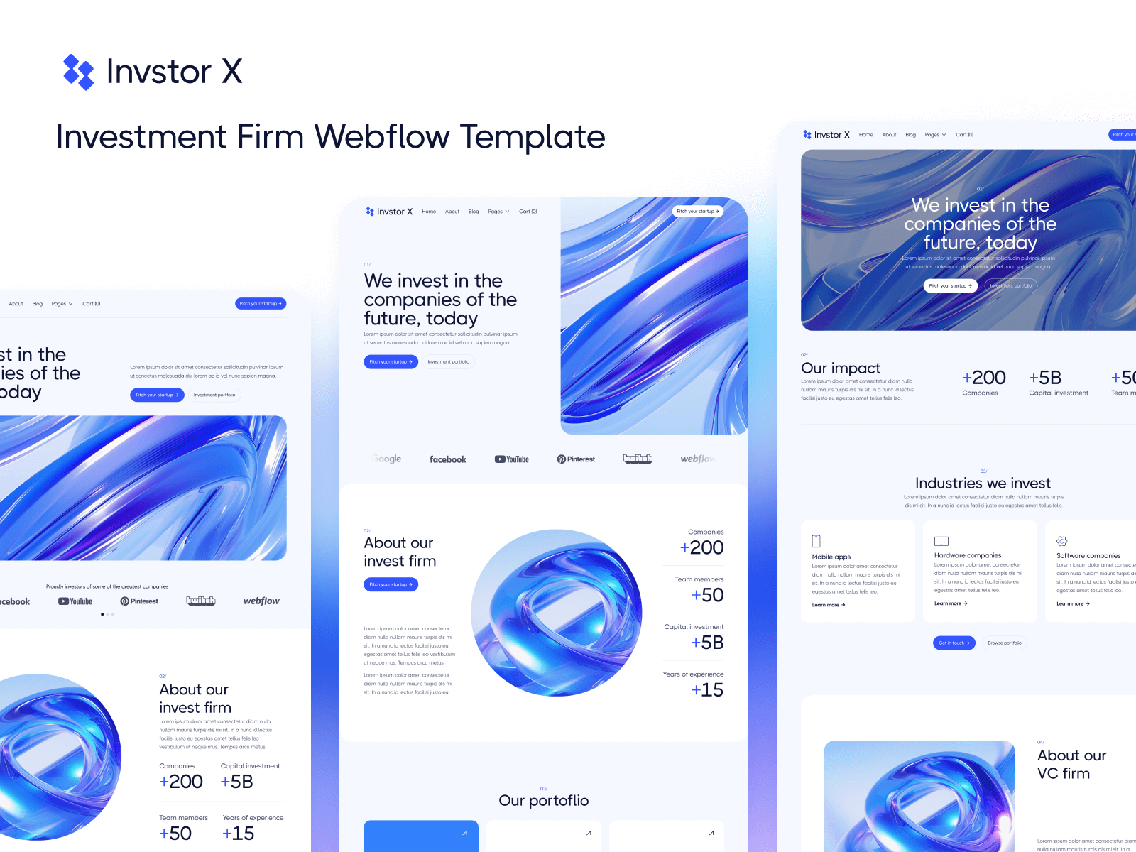 Investment Firm Webflow Template