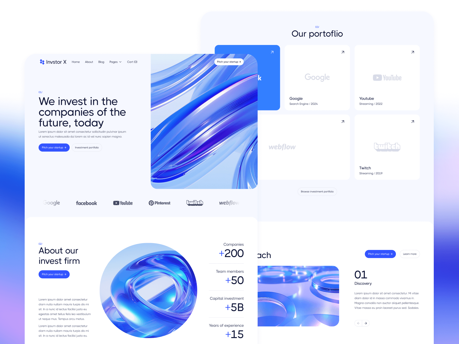 Investor Webflow Template