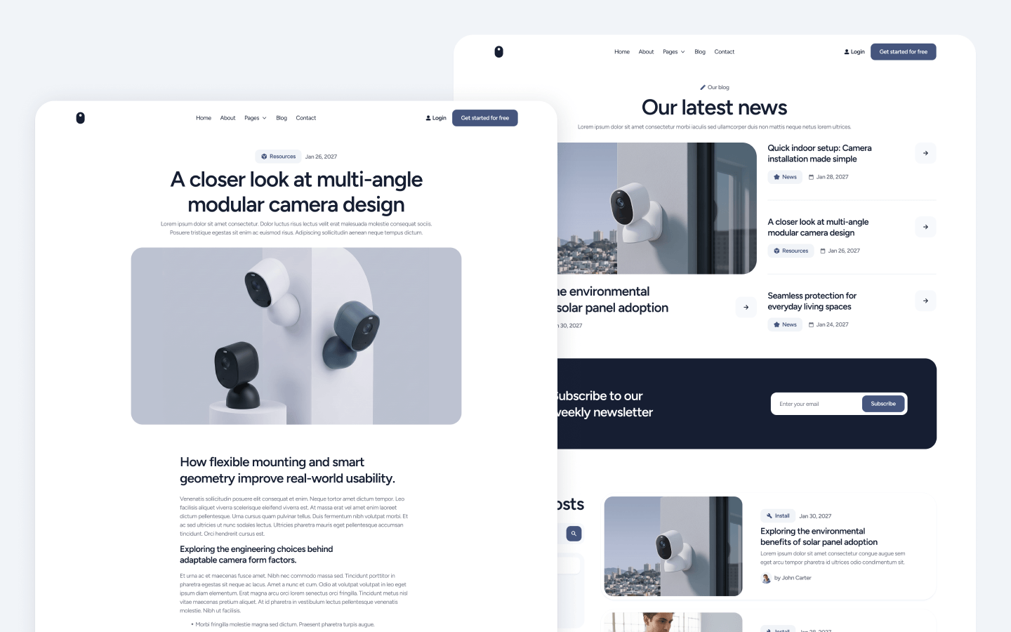 VisionIO Webflow Template