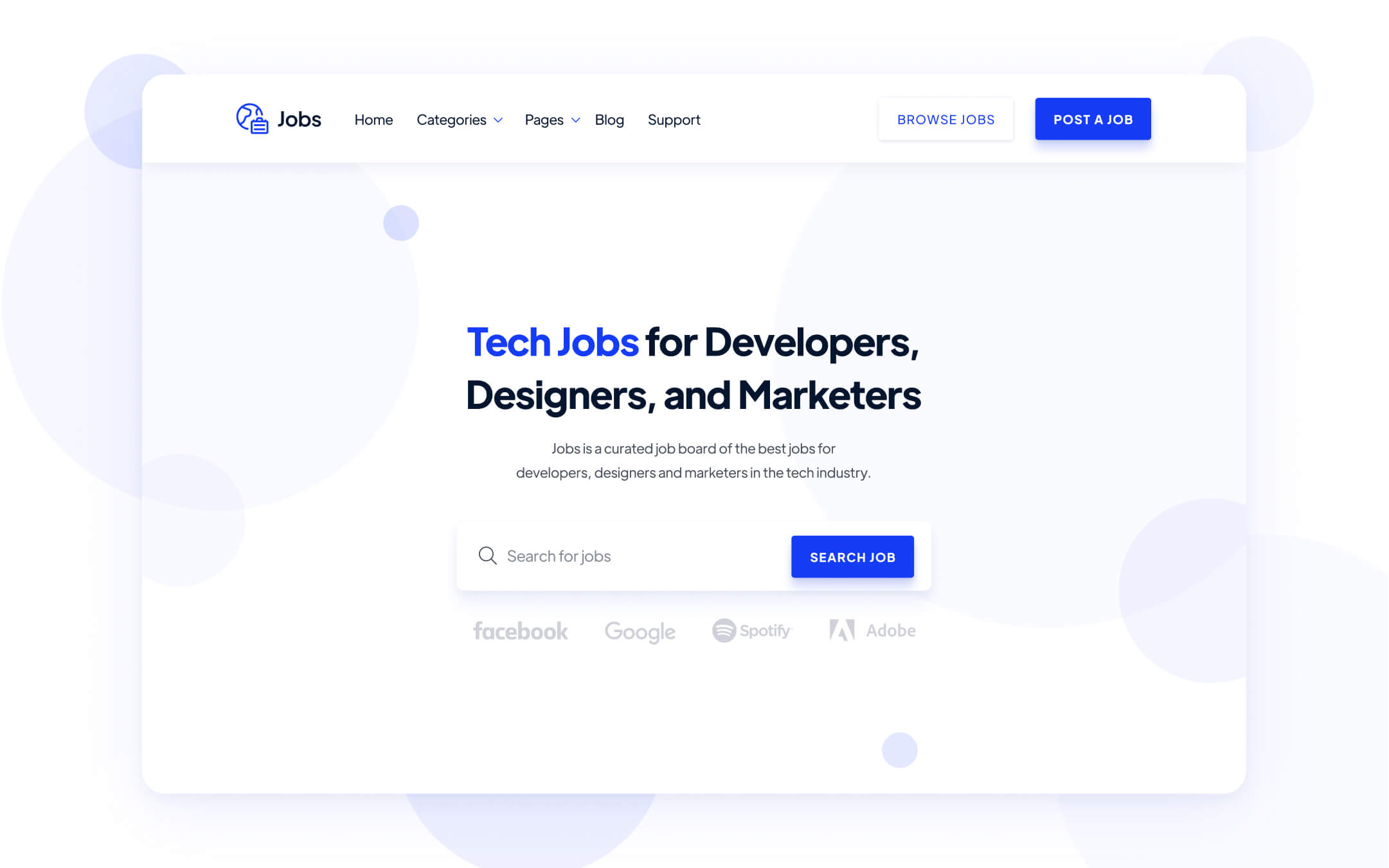 Jobs Webflow Template
