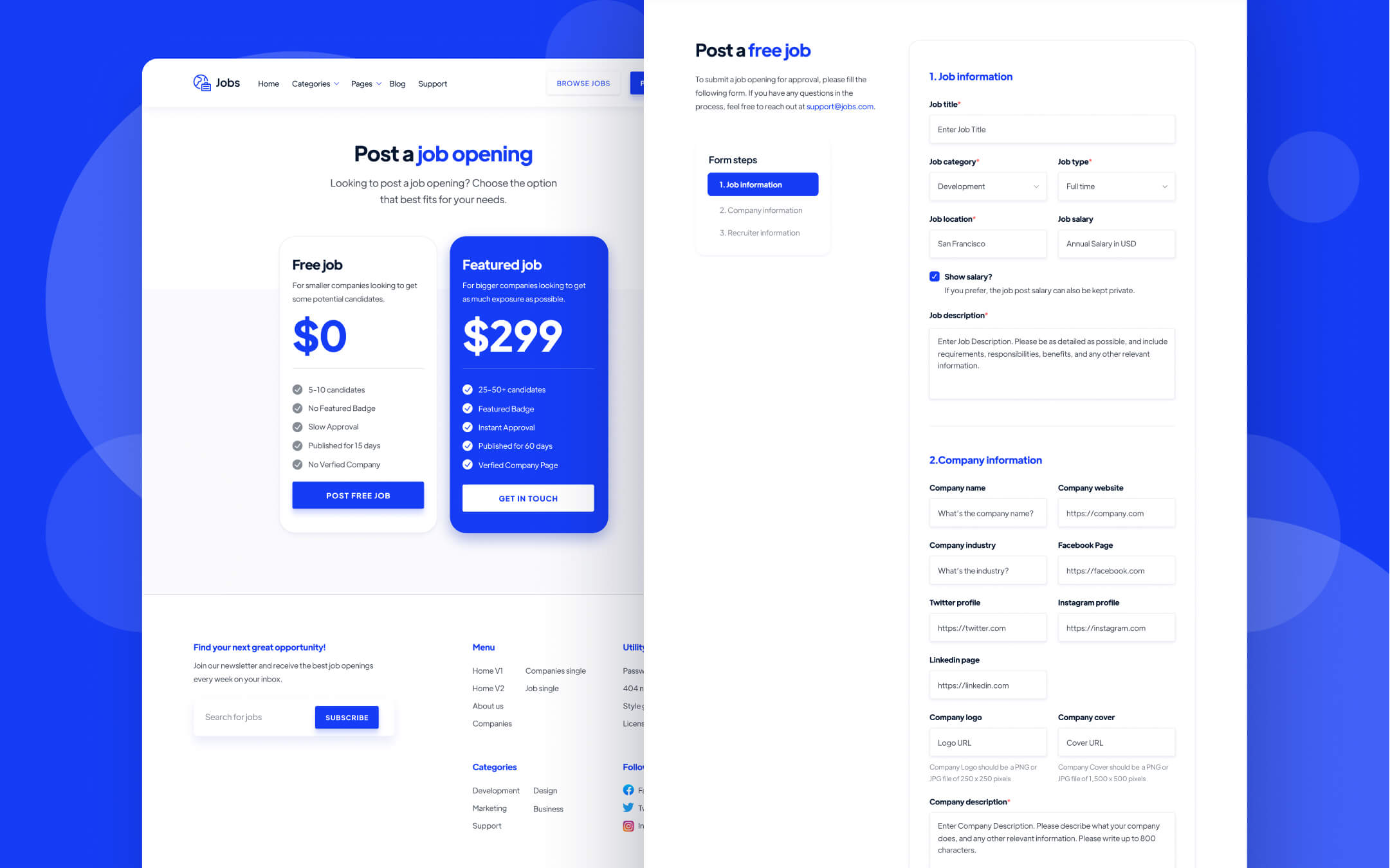 Jobs Webflow Template