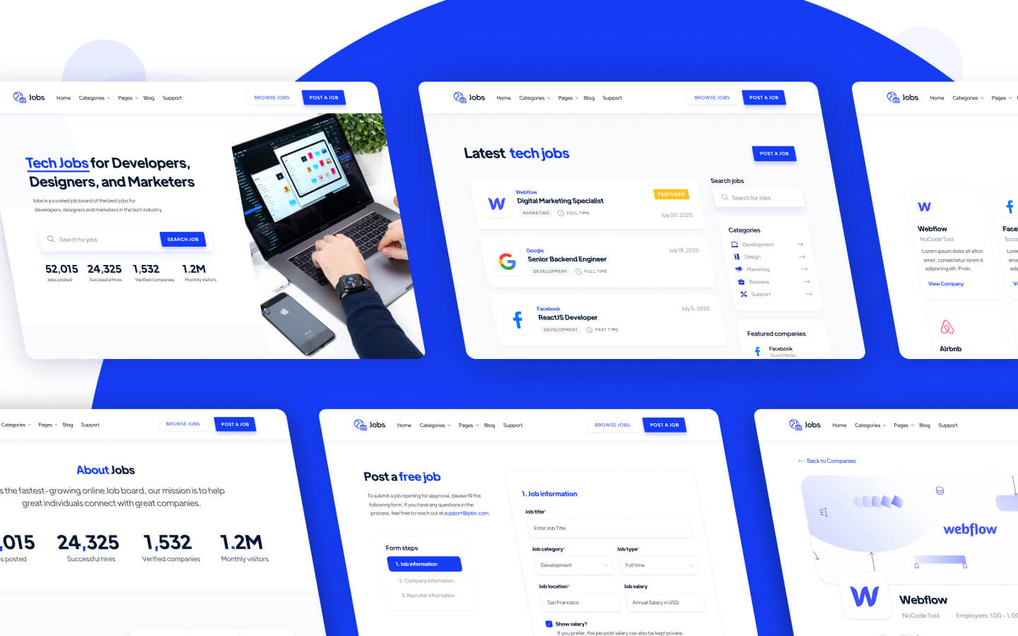 Job Board Webflow Template