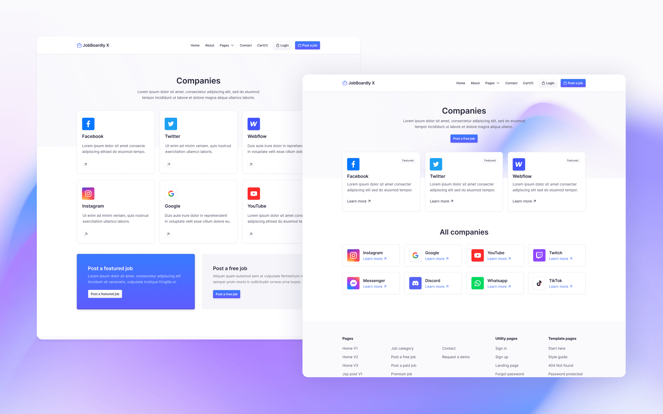 JobBoardly X Webflow Template