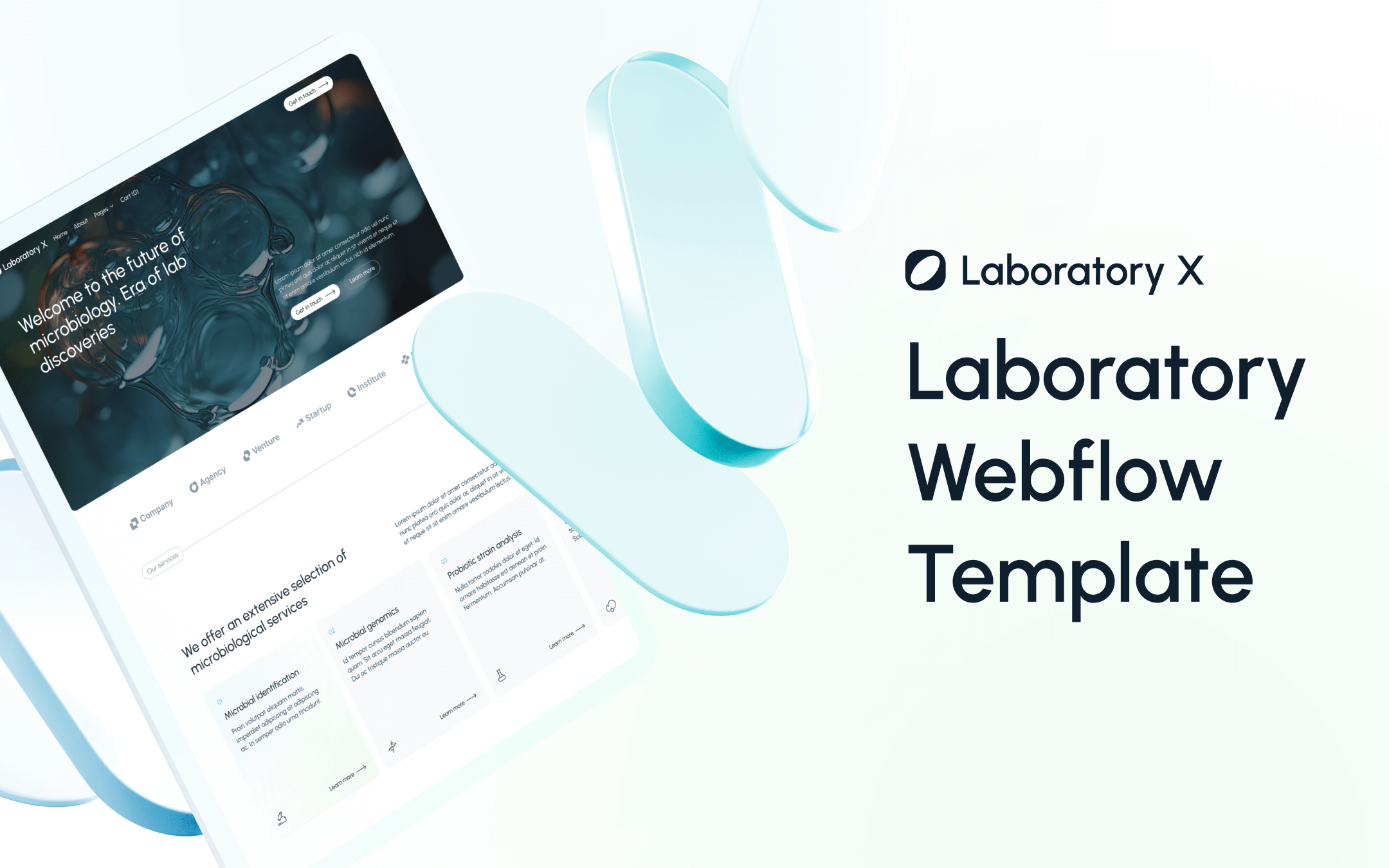 Laboratory Webflow Template