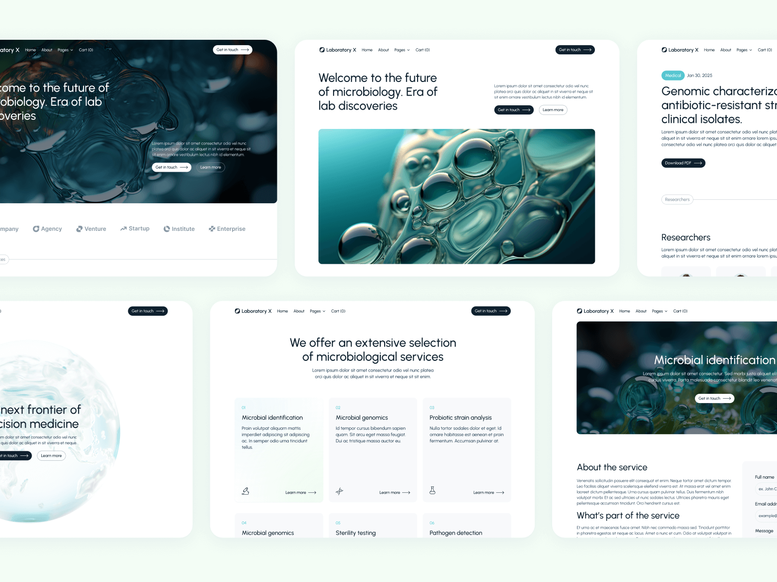 Laboratory Webflow Theme