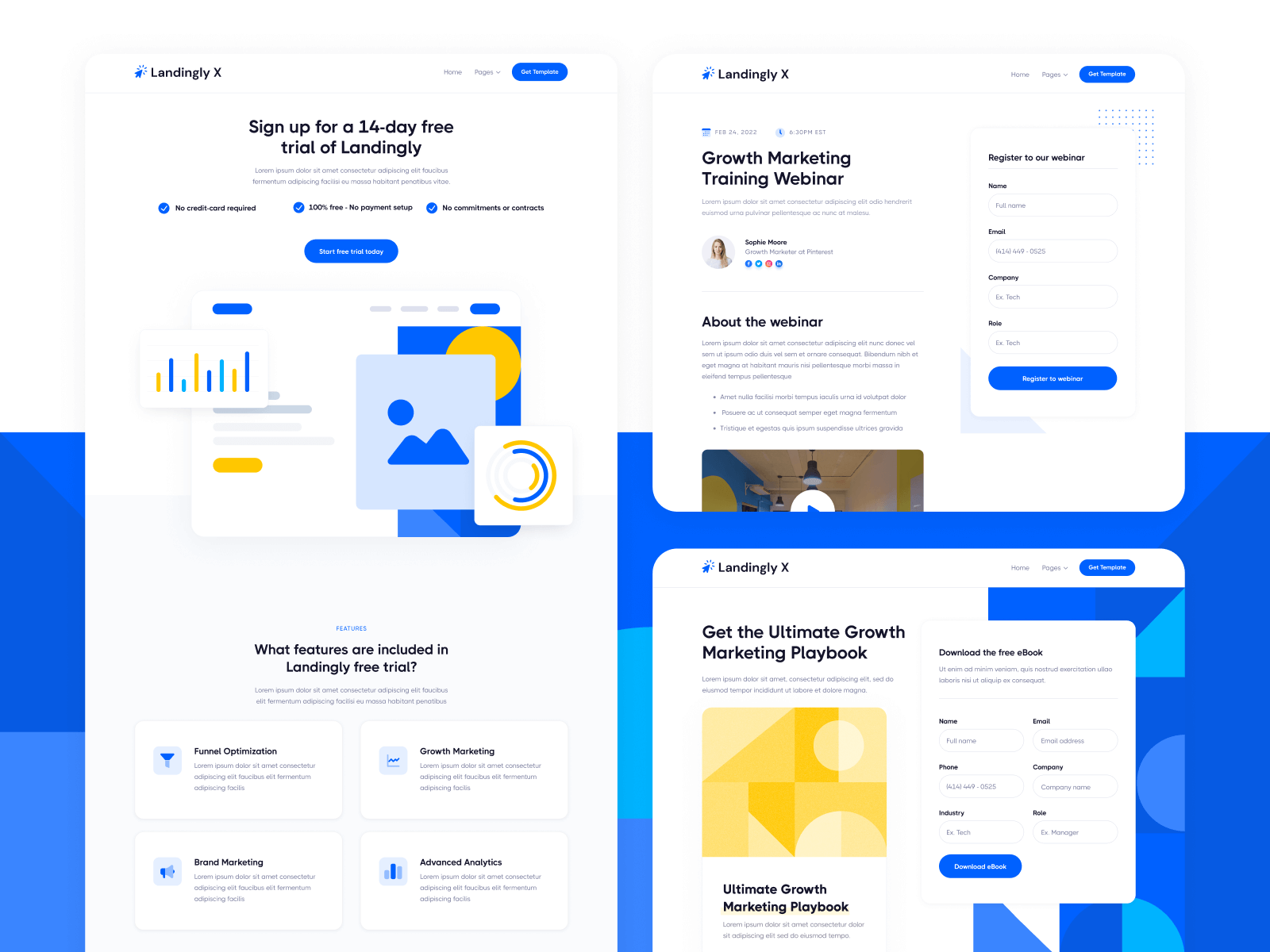 Landing Page Webflow Theme