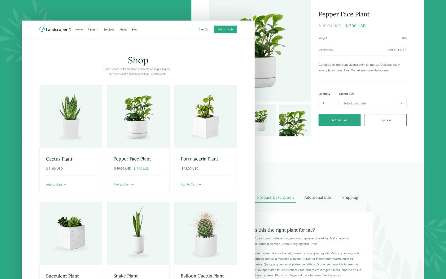 Landscaper X Webflow Template