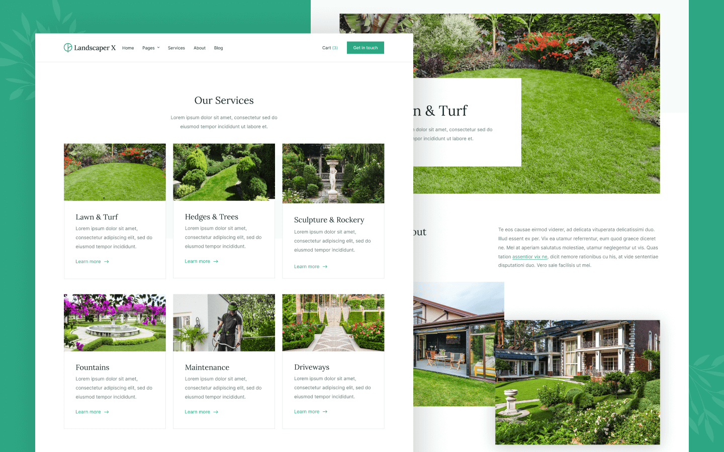 Landscaper X Webflow Template