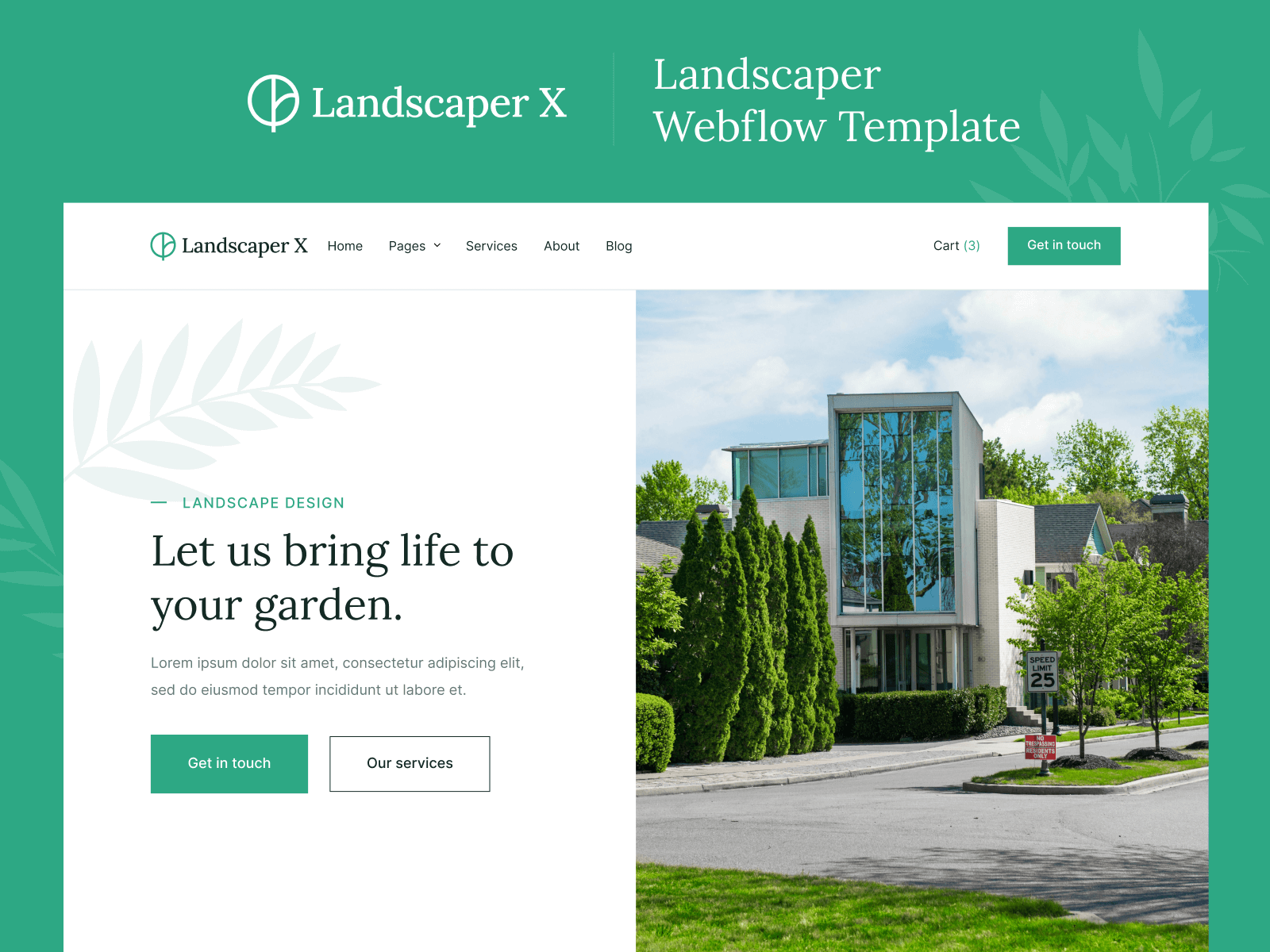 Landscaper Webflow Template