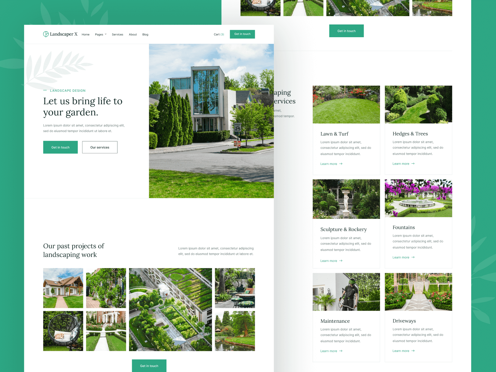 Garden Landscaper Webflow Template