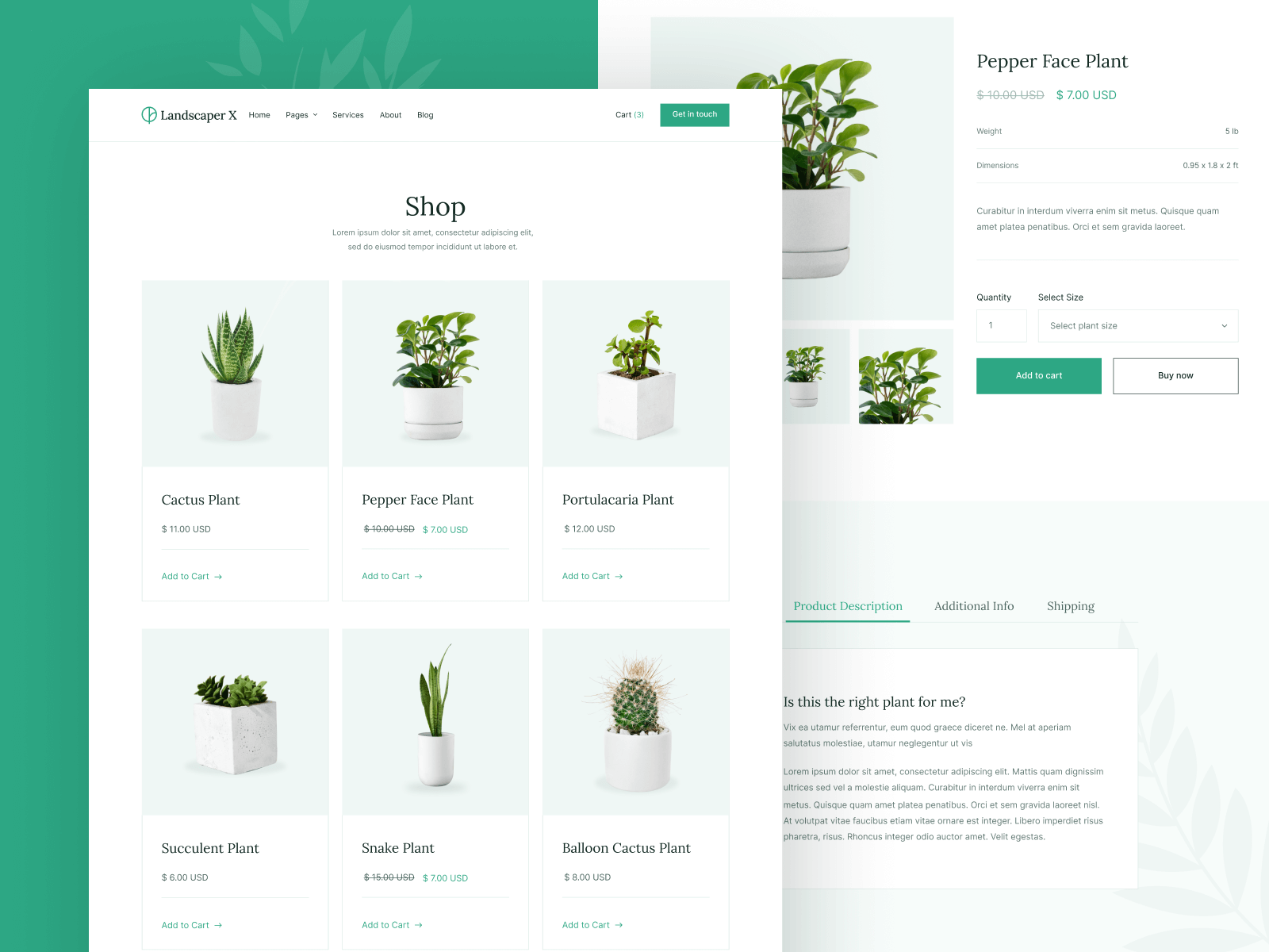 Landscaper Webflow Theme