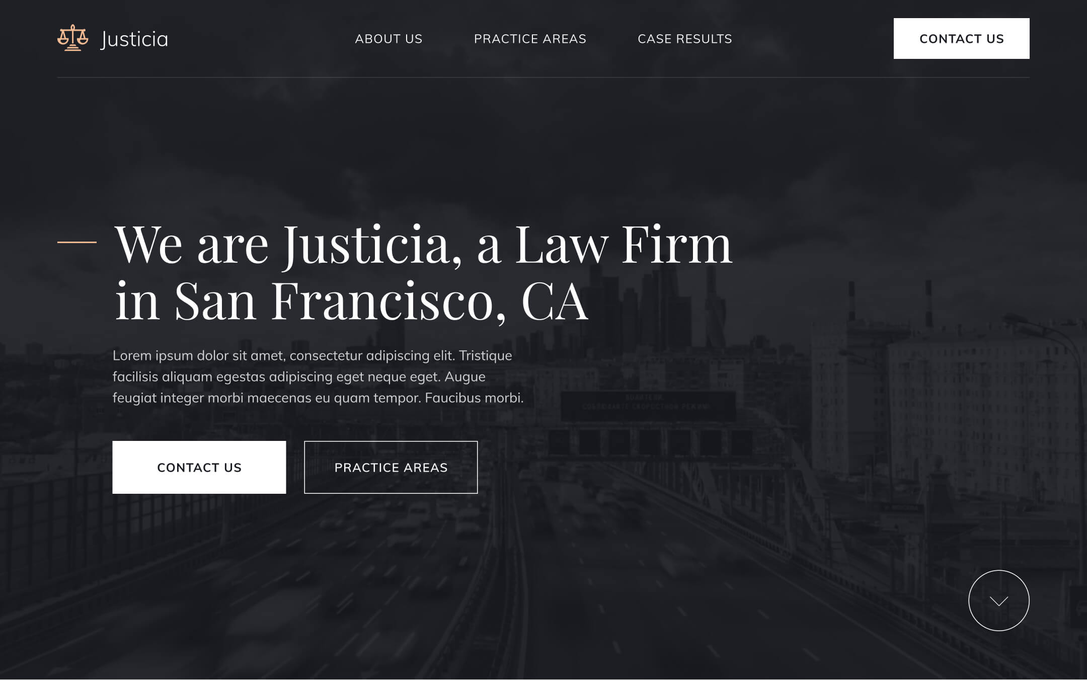 Justicia Webflow Template
