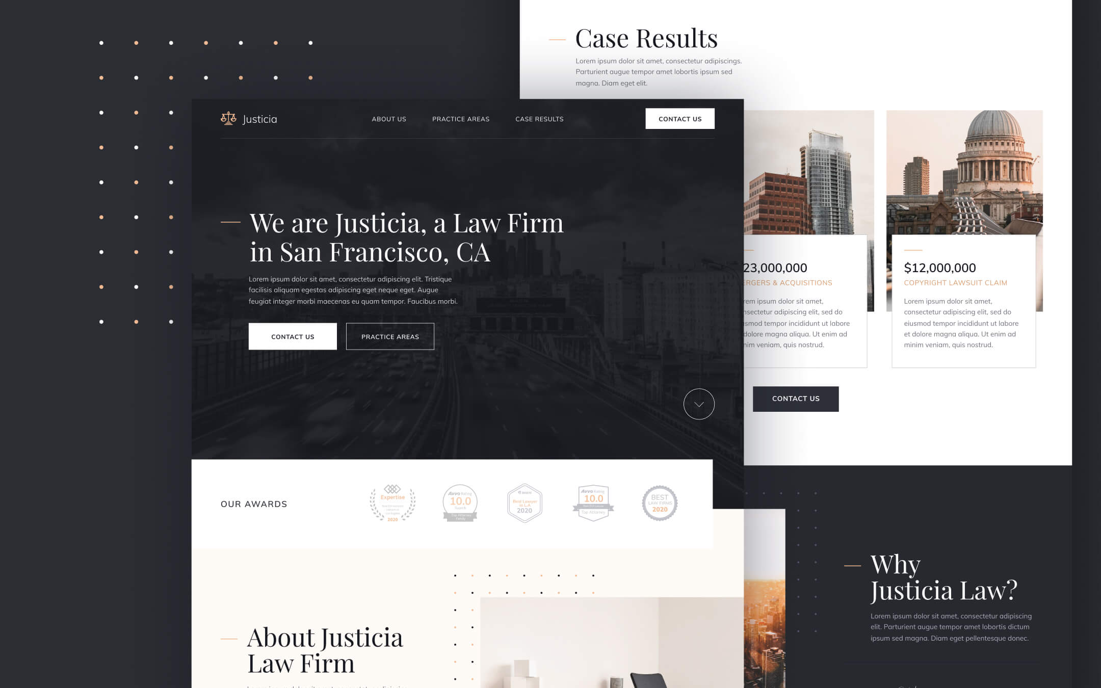 Law Firm, Lawyer and Attorney Webflow Template