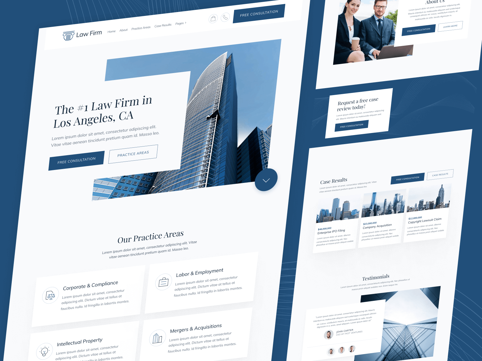 Law Firm Webflow Website Template