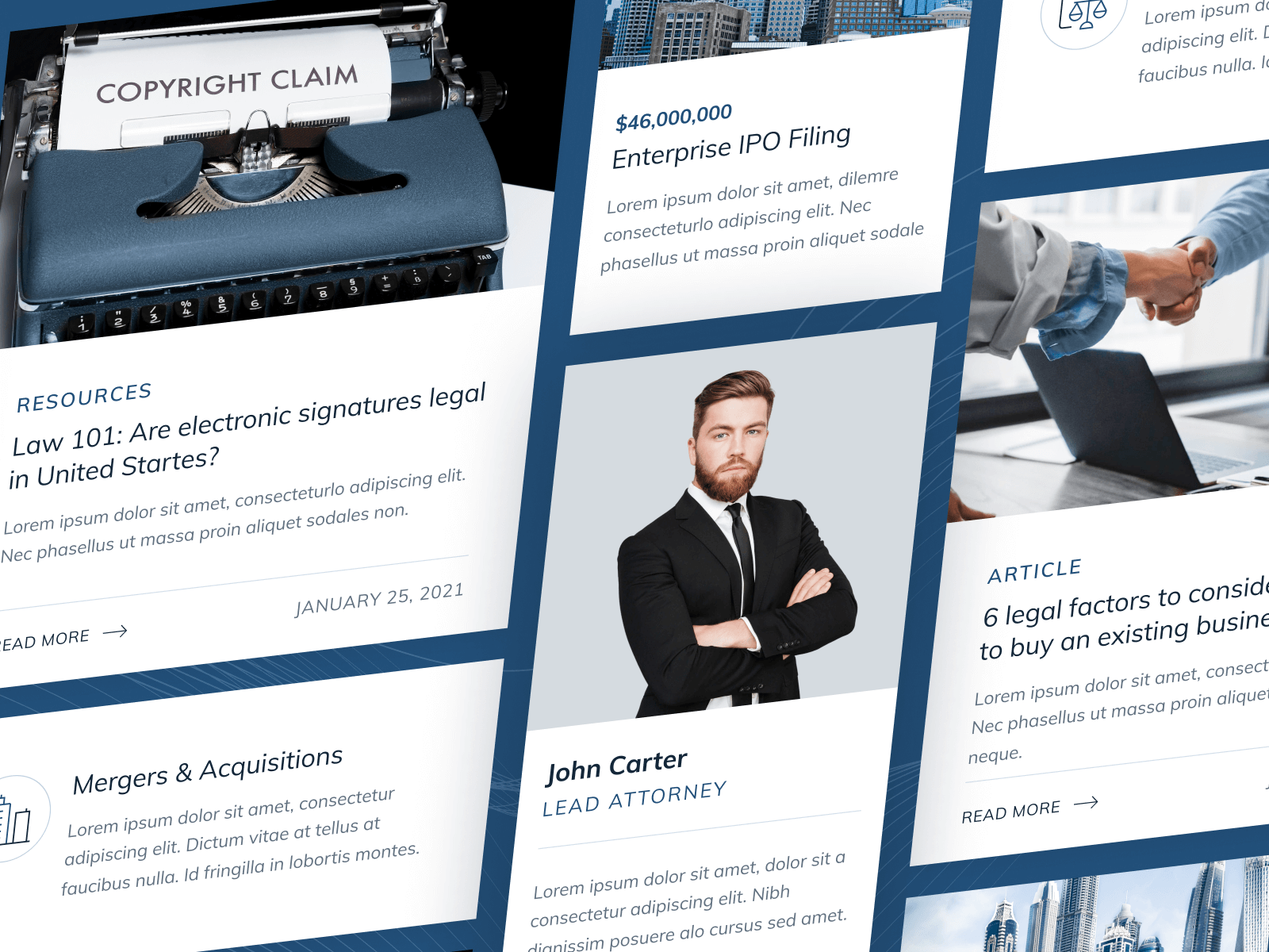 Lawyer Firm Webflow Template