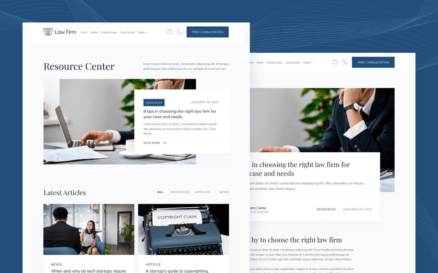 Law Firm Webflow Template