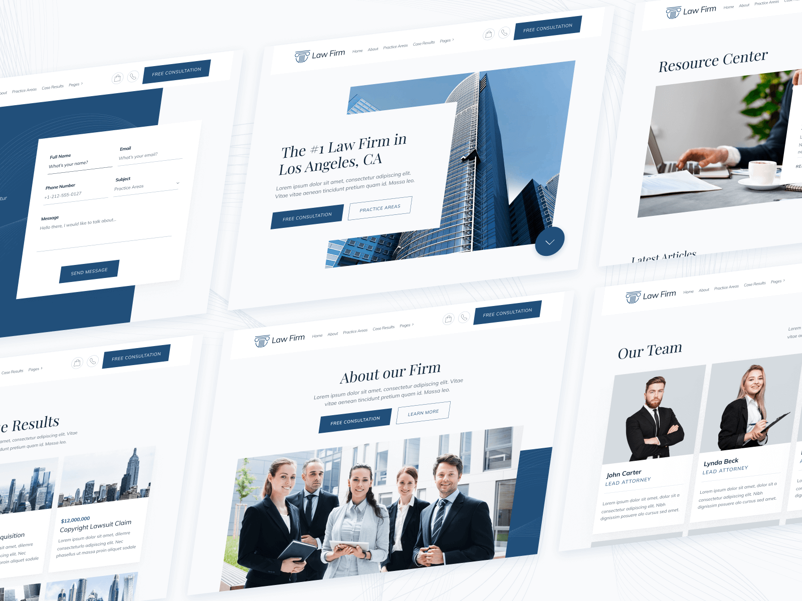 Webflow Template Law Firm
