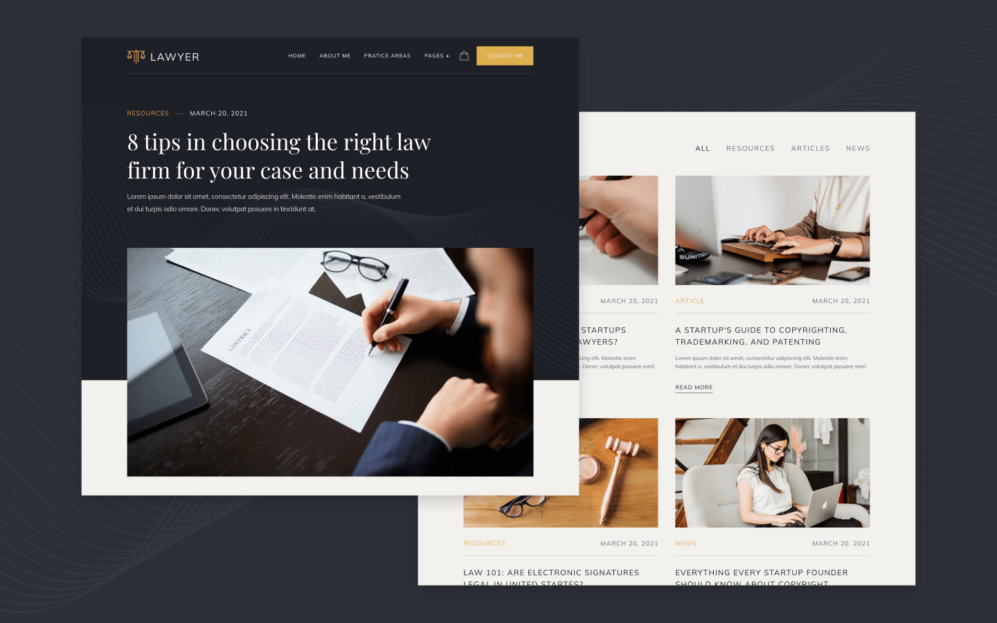 Lawyer Webflow Template