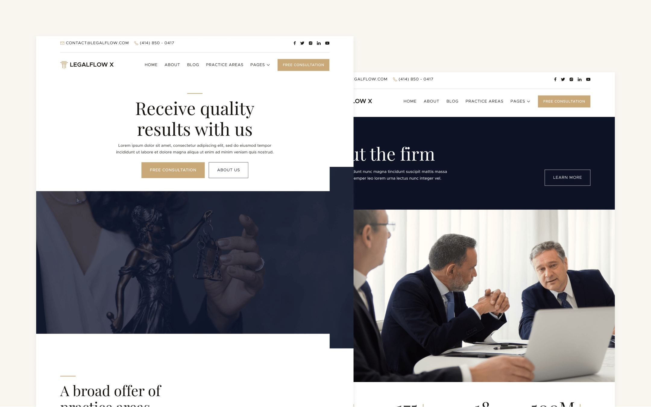 LegalFlow X Webflow Template