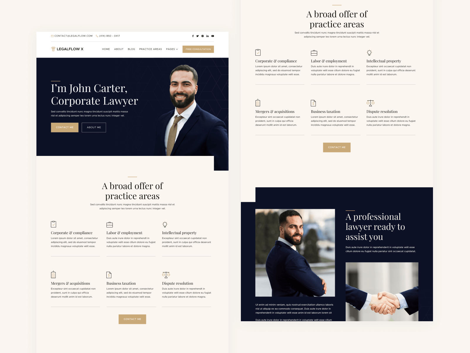 Attorney Webflow Template