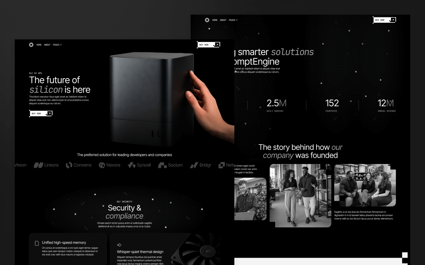 PromptEngine Webflow Template