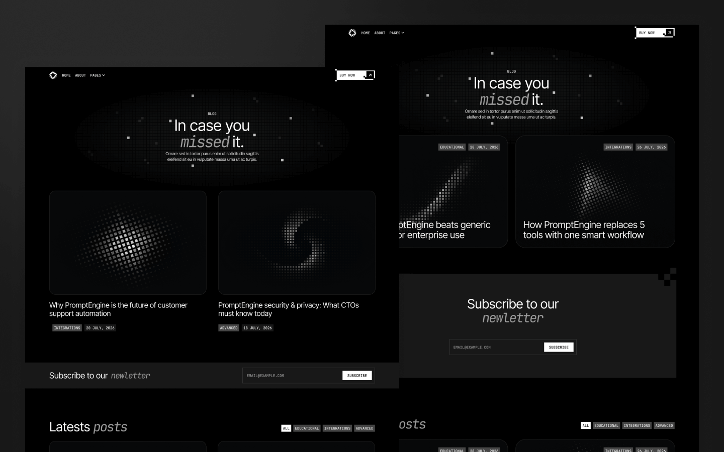 PromptEngine Webflow Template