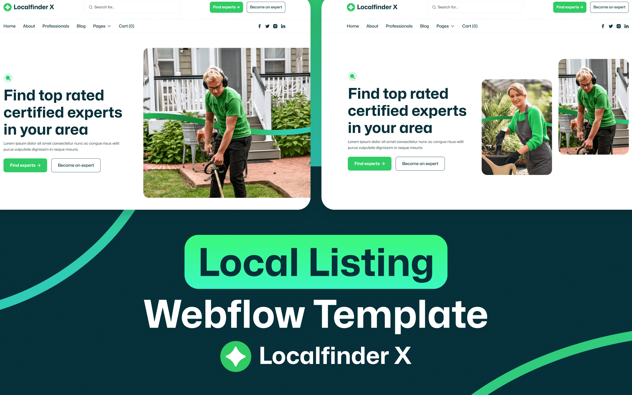 Local Listing Webflow Template