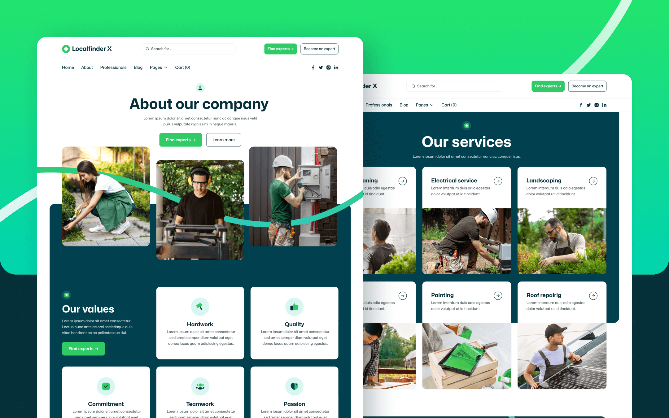 LocalFinder X Webflow Template