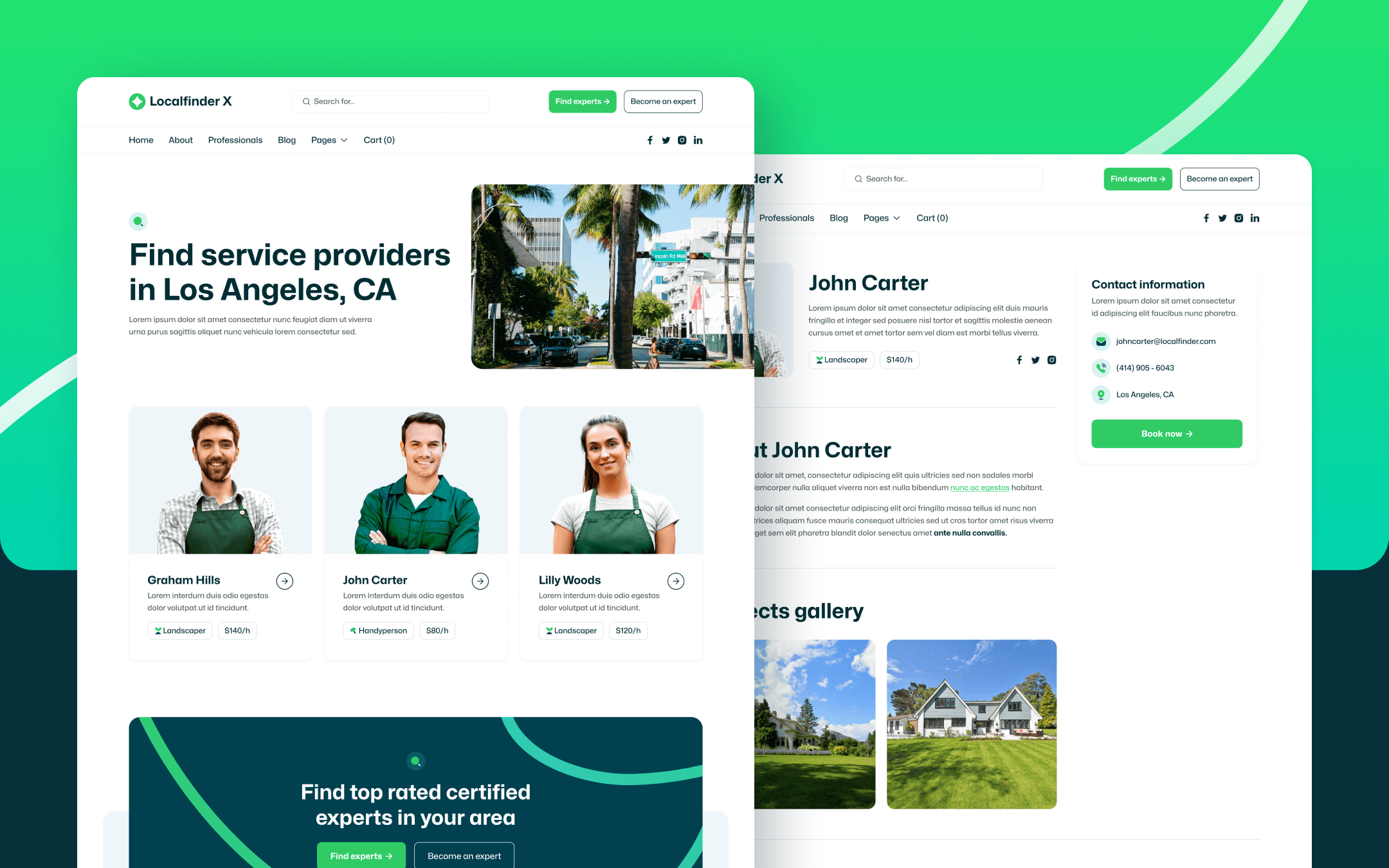 LocalFinder X Webflow Template