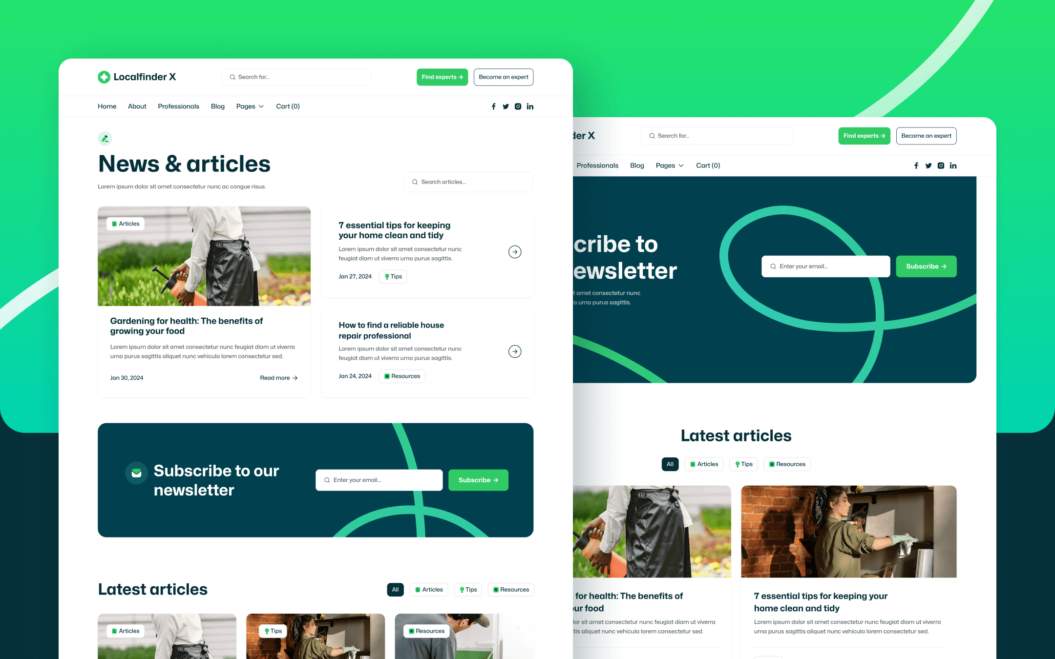 LocalFinder X Webflow Template