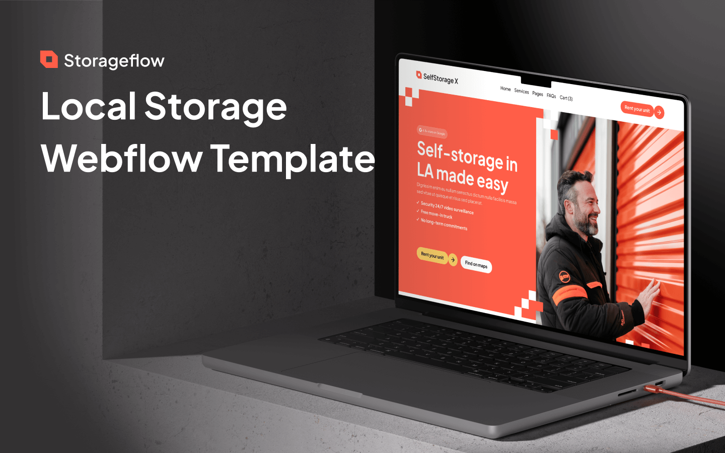 Local Storage Webflow Template