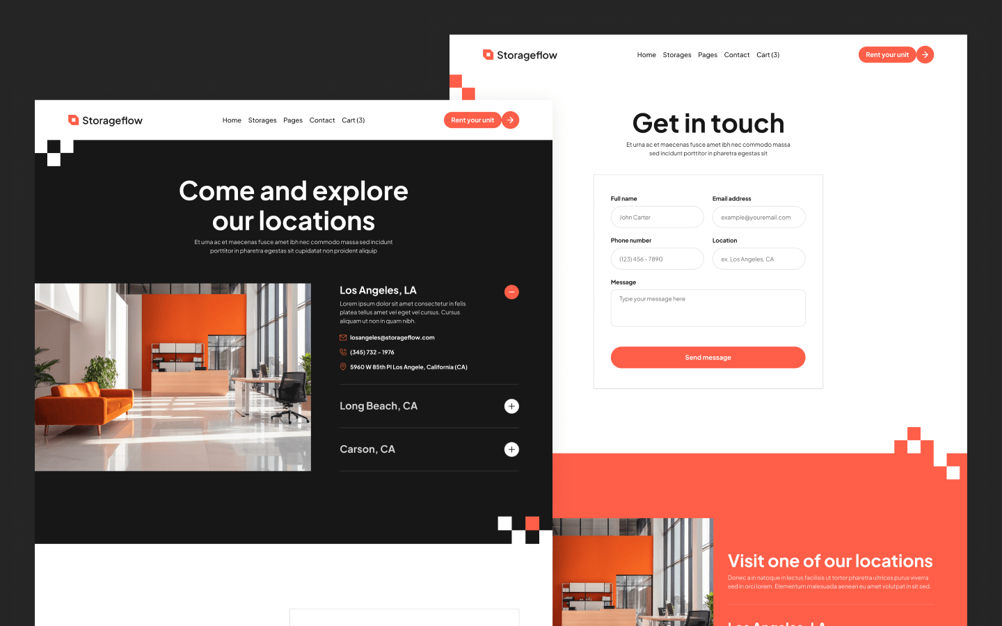 Storageflow Webflow Template