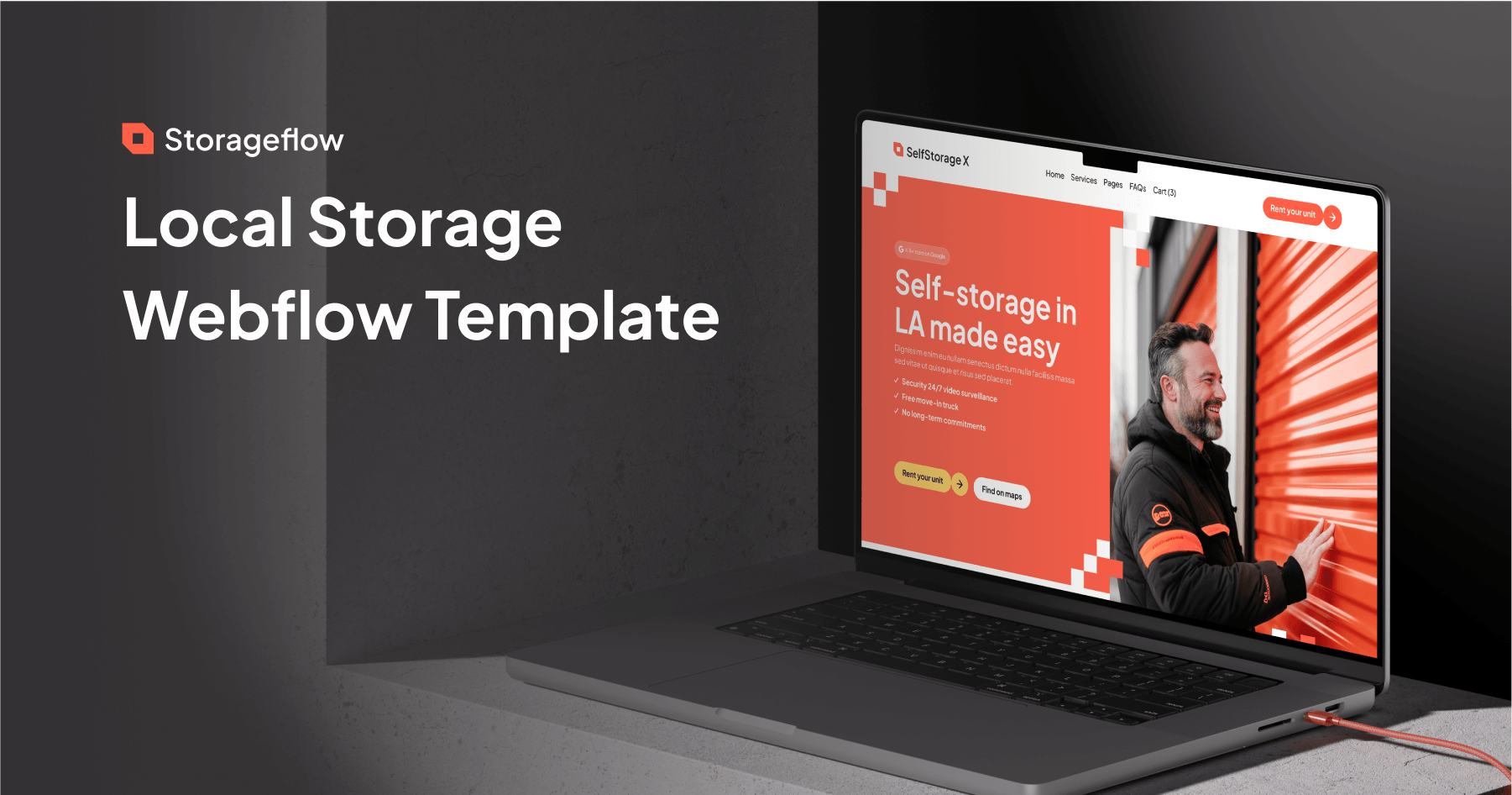Local Storage Webflow Template