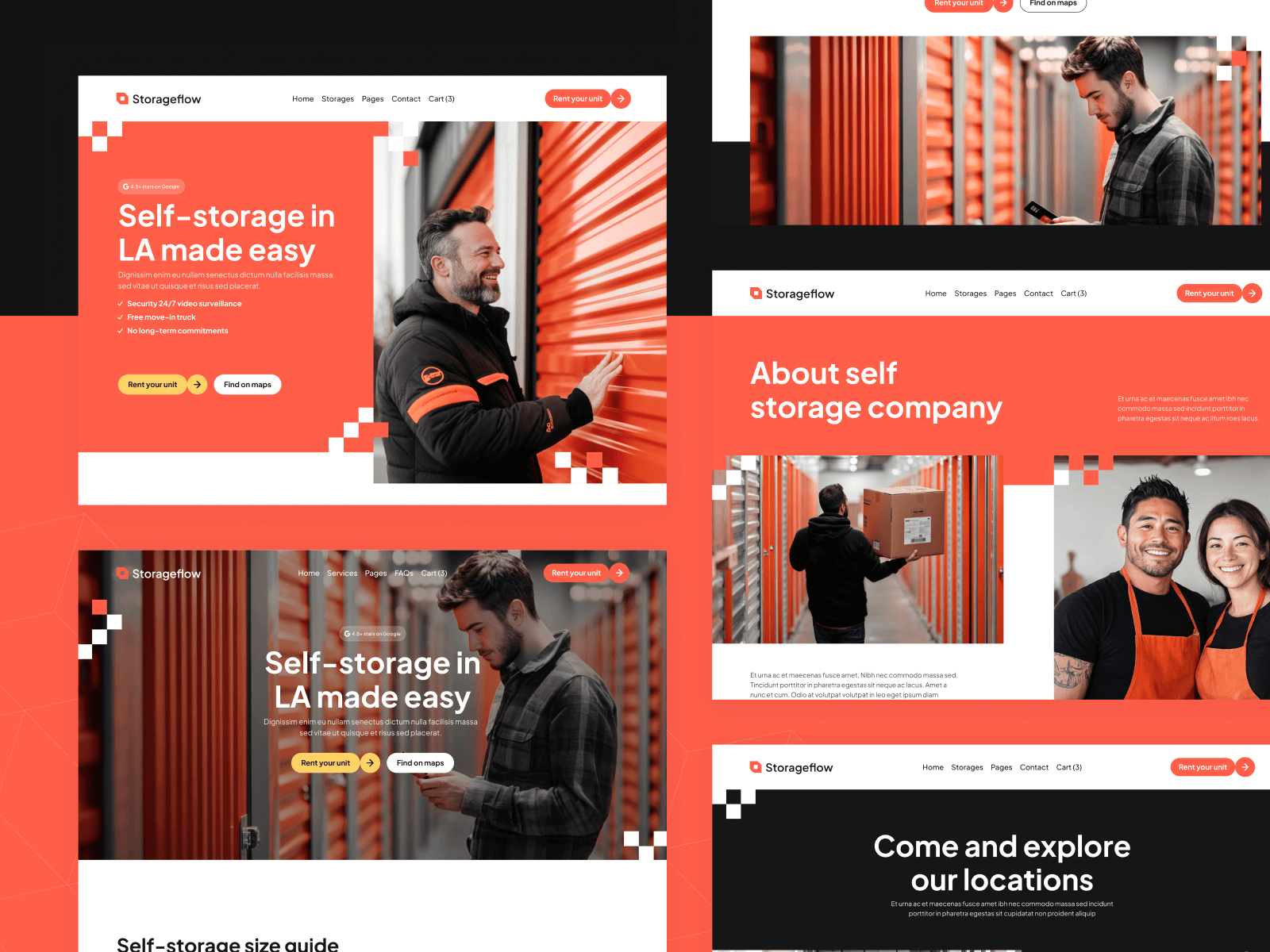 Local Storage Webflow Theme