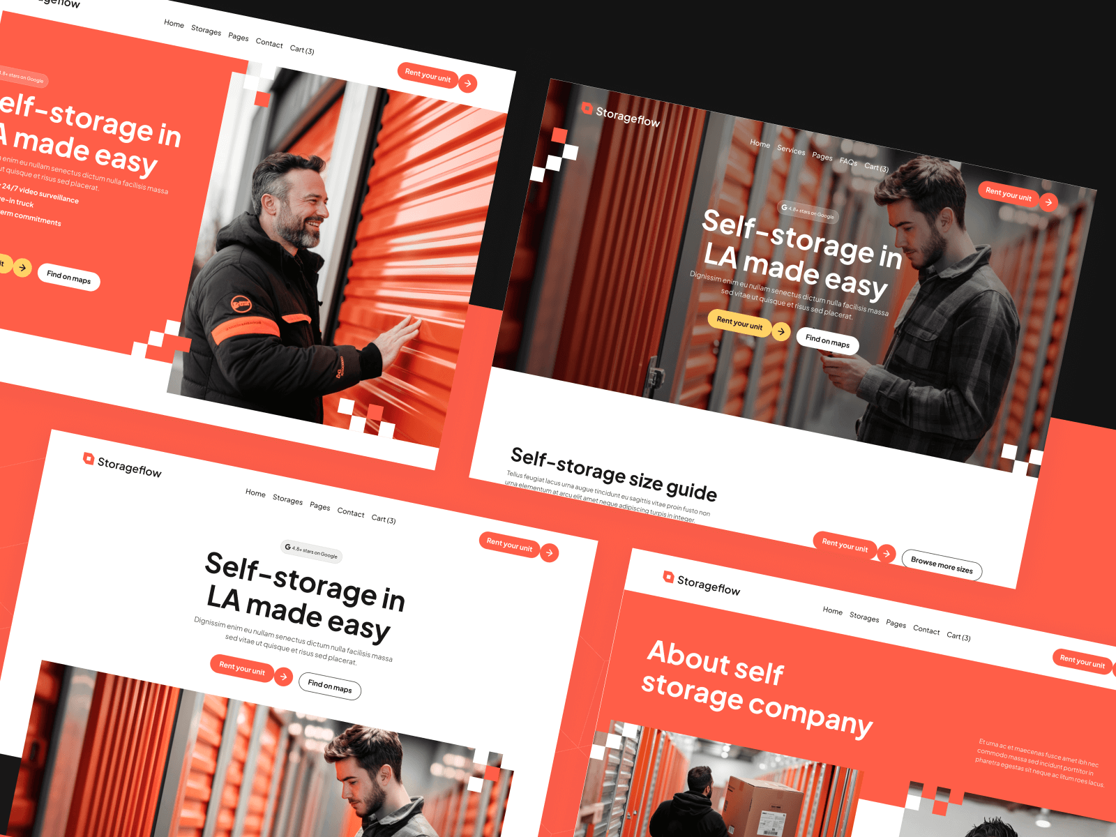 Self Storage Webflow Template