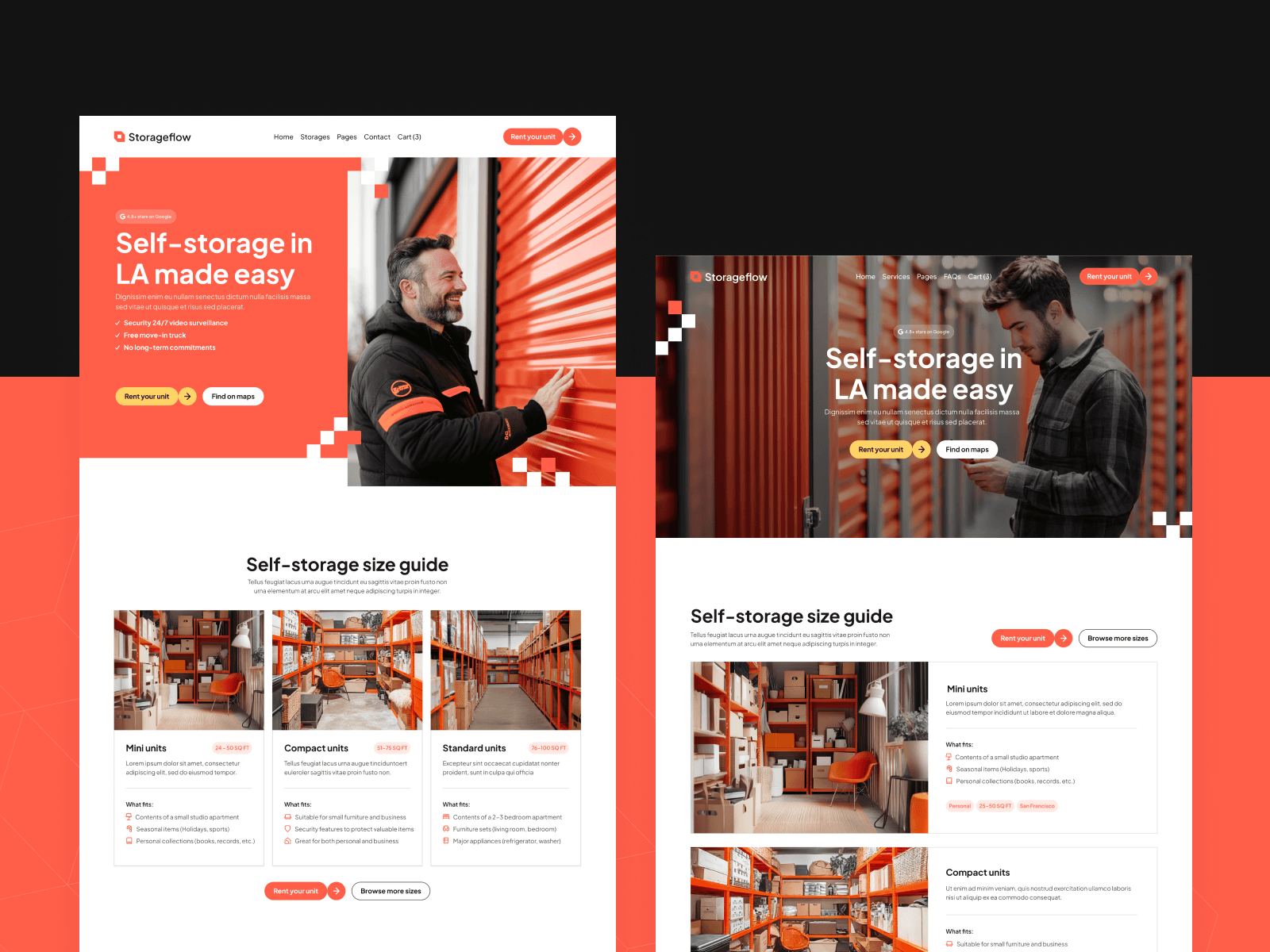 Storage Facility Webflow Template
